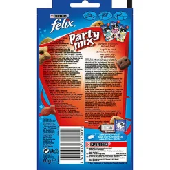 Felix - Friandises Party Mix Saveur Grillade pour Chat - 60g