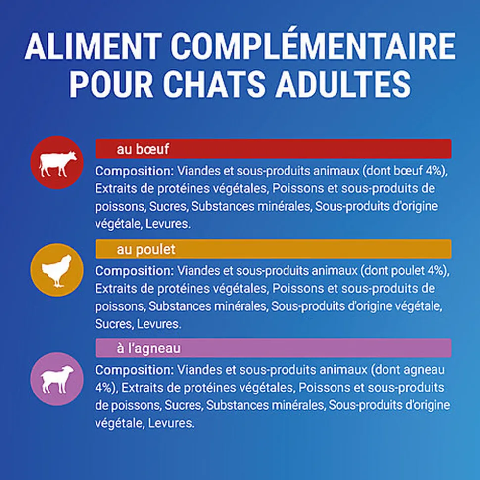 Felix - Soupes en sachets Sélection de la Campagne pour Chats - 6x48g