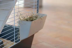 Ferplast - Cage Barn Double 100 pour Lapins - Blanc