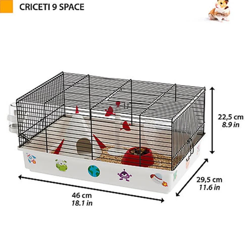 Ferplast - Cage Criceti 9 Space pour Hamsters