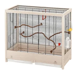 Ferplast - Cage Giulietta 5 pour Oiseaux Exotiques - Bois
