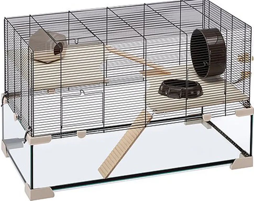 Ferplast - Cage Karat 80 pour Petits Rongeurs - 45x78x52cm