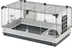 Ferplast - Cage Krolik Large Gris pour Lapin - 100cm