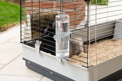 Ferplast - Cage Krolik XL pour Lapins et Cochon d Inde - Gris