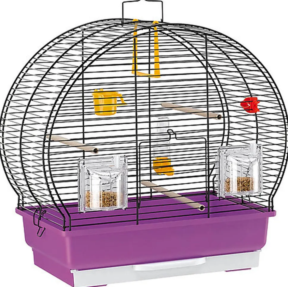 Ferplast - Cage Luna 2 pour Oiseaux - Noir