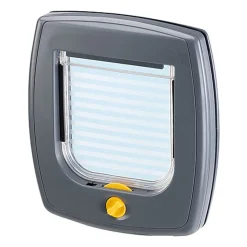 Ferplast - Chatière Swing 3 pour Chats - Gris