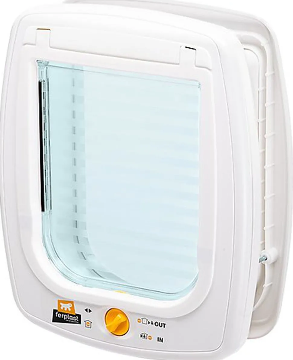 Ferplast - Chatière Swing 9 Set pour Chats - Blanc