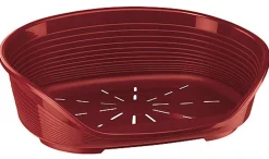 Ferplast - Corbeille Siesta Deluxe en Plastique Bordeaux