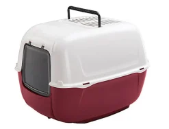 Ferplast - Maison de Toilettes Prima pour Chats - Bordeaux