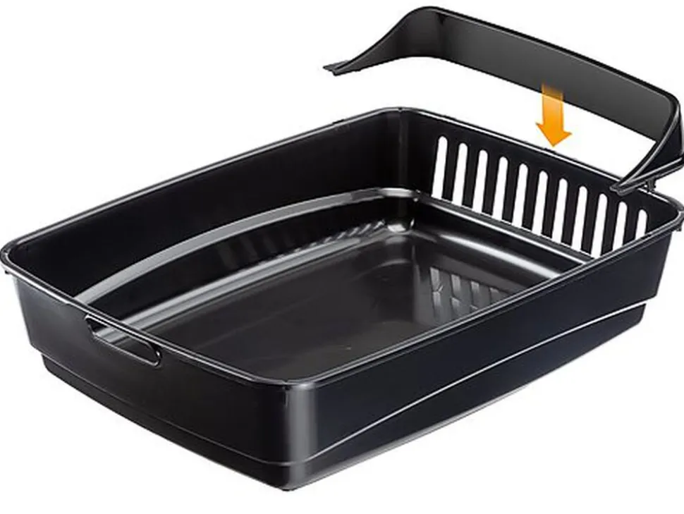 Ferplast - Maison de Toilettes Ariel 10 pour Chats - Bleu