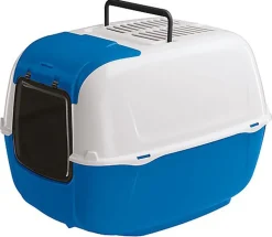 Ferplast - Maison de Toilettes Prima Cabrio - Bleu