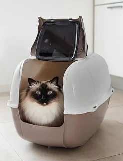 Ferplast - Maison de Toilettes Prima Cabrio - Bleu