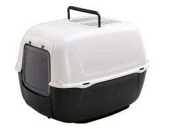 Ferplast - Maison de Toilettes Prima pour Chats - Noir