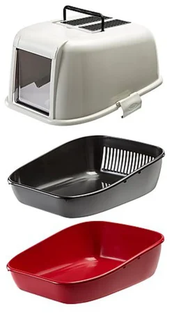 Ferplast - Maison de Toilettes Magix pour Chats - Bordeaux