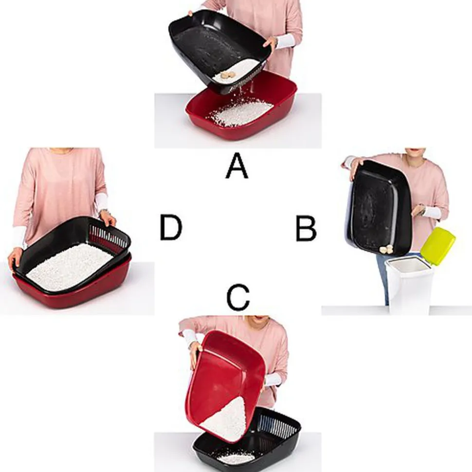 Ferplast - Maison de Toilettes Magix pour Chats - Bordeaux