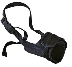 Ferplast - Muselière en Nylon Noir Safe