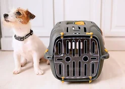 Ferplast - Panier de Transport JET 10 - Gris