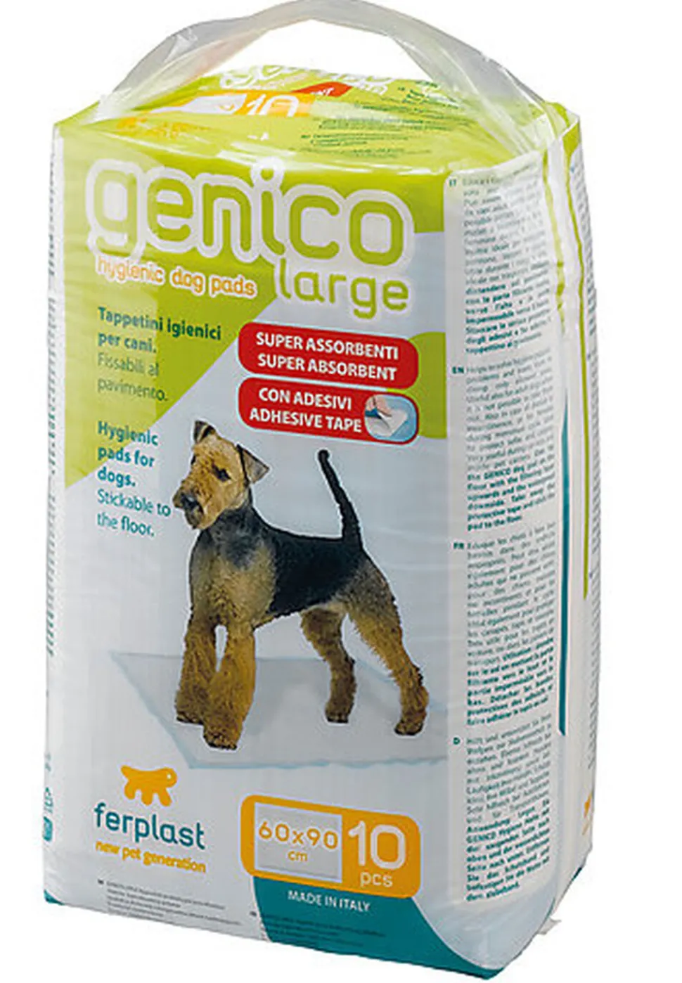 Ferplast - Tapis Hygiénique Genico L pour Chiens - x10
