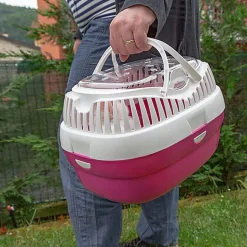 Ferplast - Transport Aladino Fuchsia pour Rongeurs - L