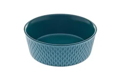 Ferribiella - Bol Porcelaine Galatea Pétrole pour Chiens