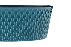 Ferribiella - Bol Porcelaine Galatea Pétrole pour Chiens