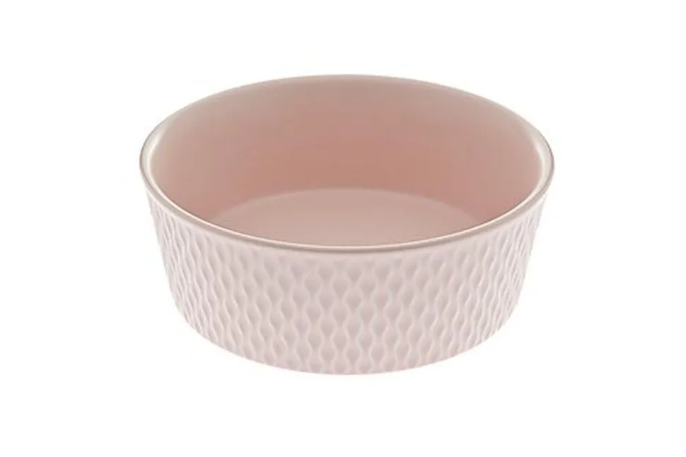 Ferribiella - Bol Porcelaine Galatea Rose pour Chiens