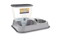 Ferribiella - Distributeur Eau et Nourriture pour Chiens - 37x30x24cm