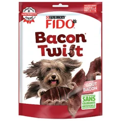 FIDO -  Friandises Bacon Twist pour Chiens - 120g