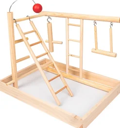 Flamingo - Aire de Jeux Echelle Miroir pour Perruches - 35x25x27cm