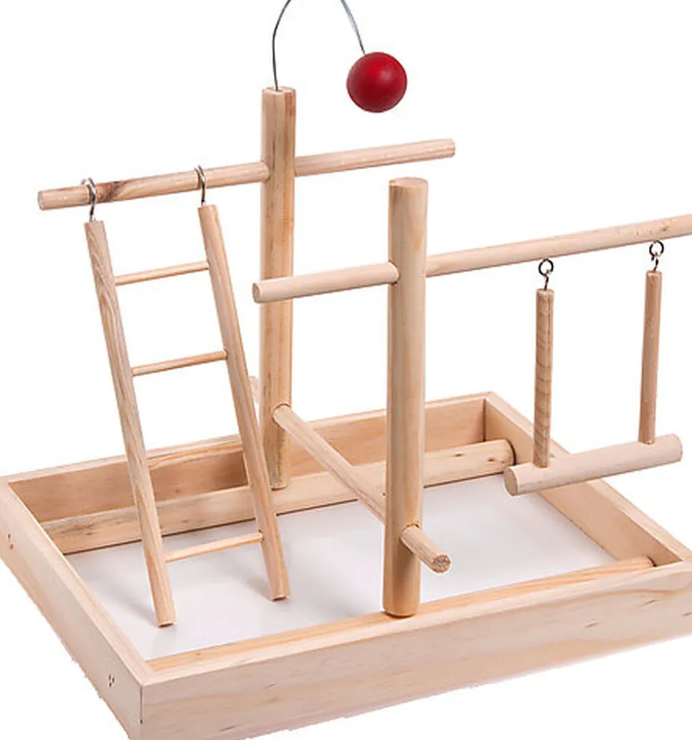 Flamingo - Aire de Jeux pour Perruches - 28,5x23x24,5cm