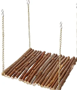 Flamingo - Balançoire Rody en Bois pour Rongeurs - 20x10cm