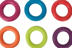 Flamingo - Jouet Anneau Caoutchouc pour Chiens - 9cm