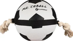 Flamingo - Jouet Balle de Foot Matchball pour Chiens - 22cm