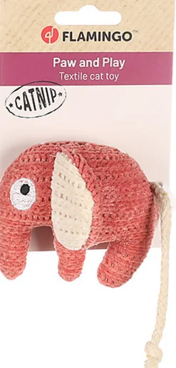 Flamingo - Jouet Blaro Éléphant pour Chats - 8,5cm