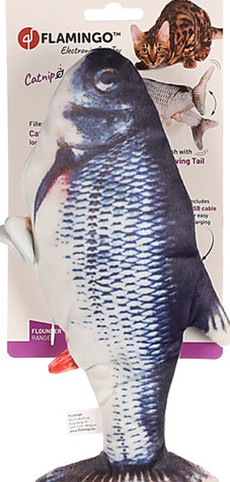 Flamingo - Jouet Electronique Flounder Poisson - 29cm