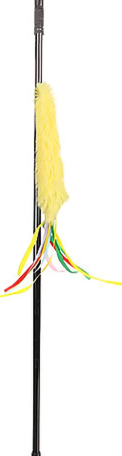 Flamingo - Jouet Emy Canne à Pêche Rubans pour Chats - 46,5cm