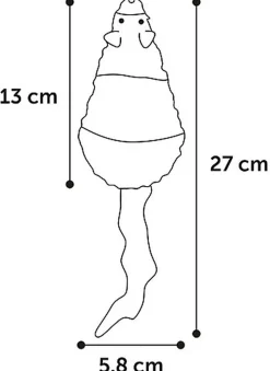 Flamingo - Jouet Griso Souris Gris pour Chats - 27cm