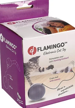 Flamingo - Jouet électronique Boula Souris avec Balle - 8cm