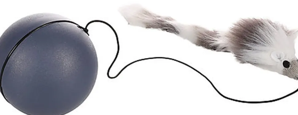 Flamingo - Jouet électronique Boula Souris avec Balle - 8cm