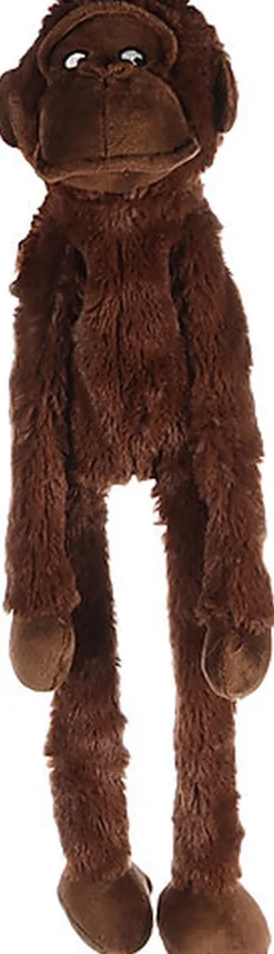 Flamingo - Jouet Madina Singe Brun S pour Chiens - 17x12x57cm