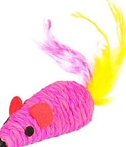 Flamingo - Jouet Shuka Souris Plume pour Chats - 15,5cm