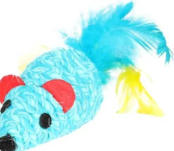 Flamingo - Jouet Shuka Souris Plume pour Chats - 15,5cm