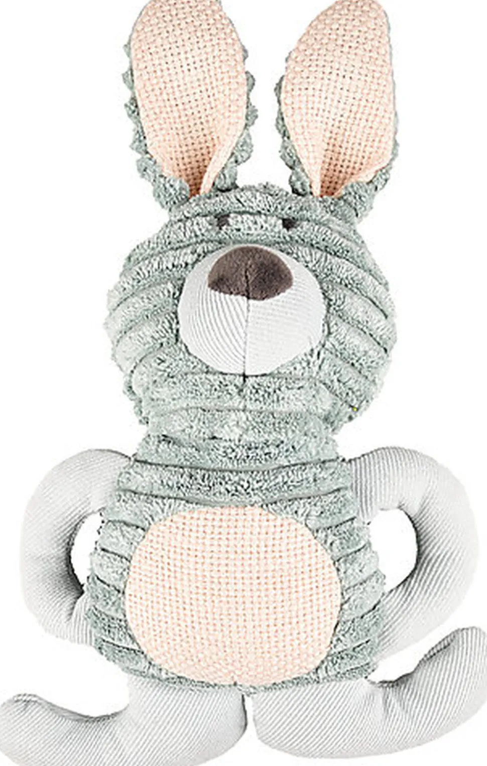 Flamingo - Jouet Small Dog Lapin Ilva Vert pour Chiots - 29cm