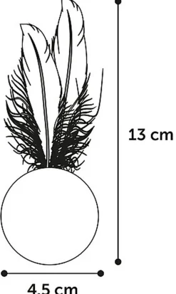 Flamingo - Jouet Suava Balle pour Chats - 13cm