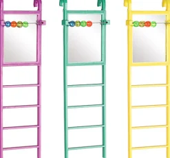 Flamingo - Jouet Triangle Multi-Activité pour Perruches - 6x2,4x20,5cm