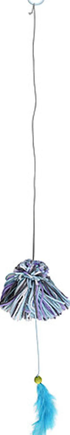 Flamingo - Jouet Yarn Teaser avec Anneau Multi pour Chats - 81cm