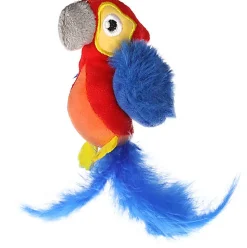 Flamingo - Jouet Zingo Perroquet Rouge pour Chats -