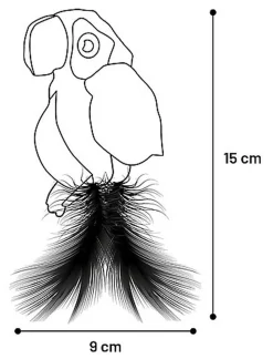 Flamingo - Jouet Zingo Perroquet Rouge pour Chats -