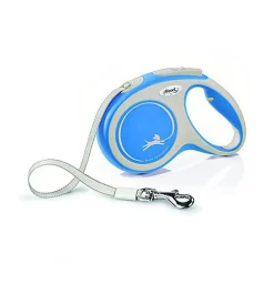 Flexi - Laisse New Confort avec Sangle pour Chien Bleu
