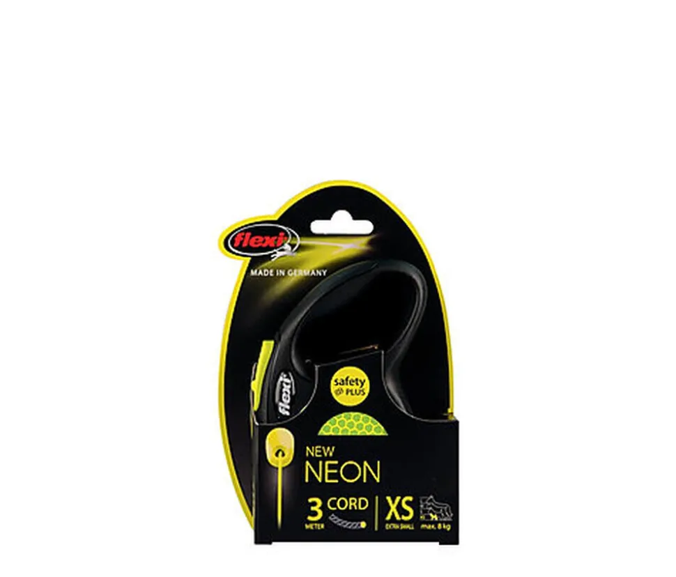 Flexi - Laisse New Neon avec Cordon pour Chiens